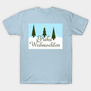 Frohe Weihnachten- Merry Christmas in German T-Shirt